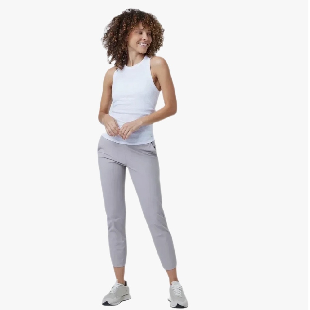 Vuori Women’s Miles Ankle Pant in Soft Pewter sz Small